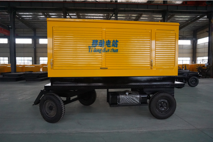 100-150KW柴油发电机组移动拖车电站